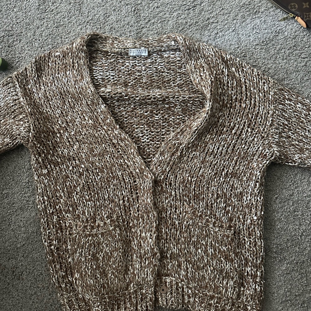 Brunello Cucinelli cardigan sweater sparky